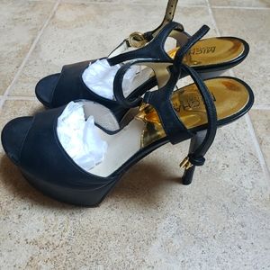 Michael Kors Platform Shoes Heels Black 5